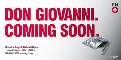 Don Giovanni. Coming soon. - Publicidad