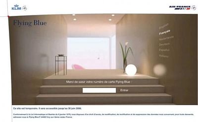 Flying Blue Homepage - Publicité