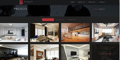 Website Design - Interior Design Firm - Webseitengestaltung
