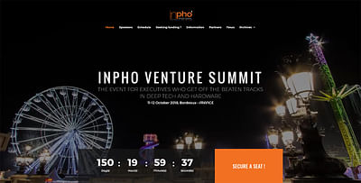 Création site web : INPHO Ventures - Stratégie digitale