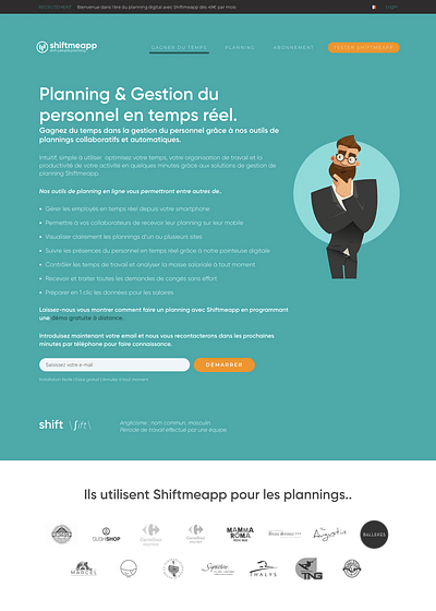 Shiftmeapp - Website development & Automation - Website Creation