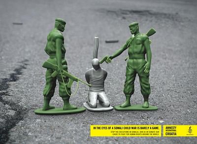 Toy soldiers - Publicité