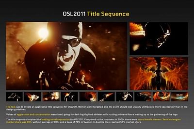 OSL2011 TITLE SEQUENCE - Advertising