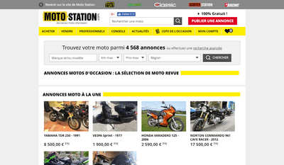 Moto-Revue - Annonces + ecommerce via Wordpress - E-commerce