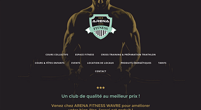 Site Web Arena Fitness Wavre - Website Creatie
