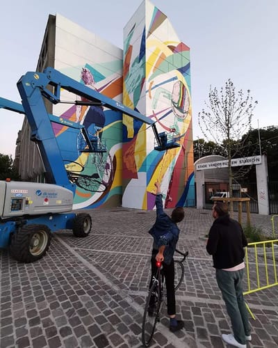 Création d'une fresque pour le Tour de France 2019 - Diseño Gráfico