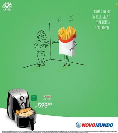 Smell of grease, 2 - Advertising
