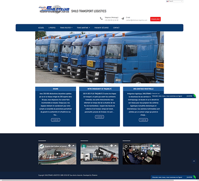 shilotrans-logistics - Création de site internet