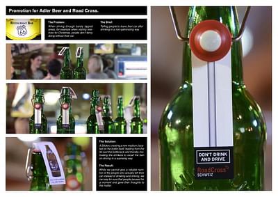 DON'T DRINK AND DRIVE - Publicité