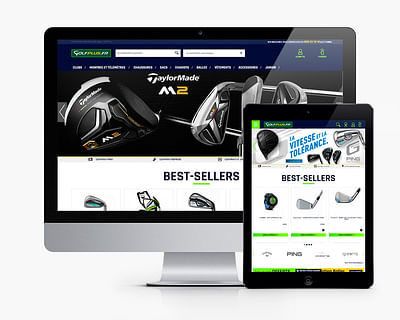 Refonte e-commerce GolfPlus - Création de site internet