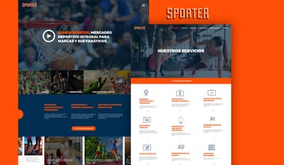 Sporter - Création de site internet