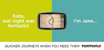 TomTom gives you faster journeys, just when you need them