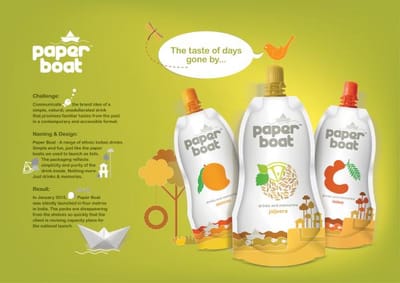 PAPER BOAT - Werbung