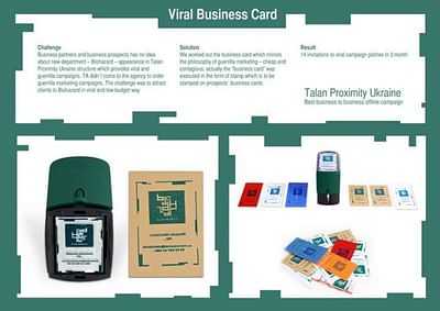 VIRAL BUSINESS CARD - Werbung