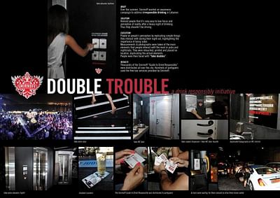 DOUBLE TROUBLE - Publicidad