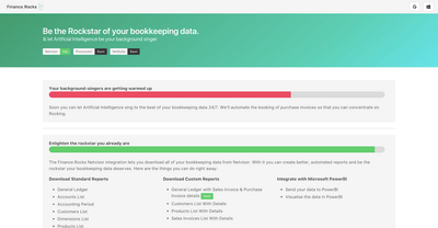 Bookkeeping automation with AI - Application web