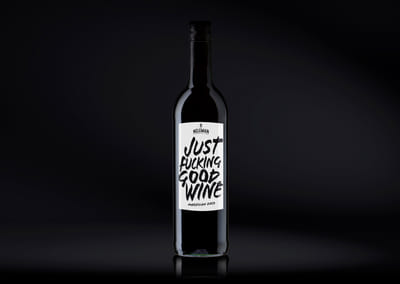 Just fucking good wine - Grafikdesign