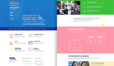 Data-driven web development for Innovation Denmark - Graphic Design