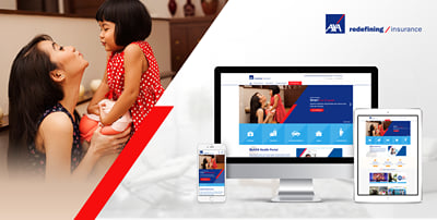 AXA Insurance - Website Creation
