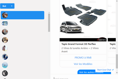 Chatbot E-Commerce Gamma Auto - E-commerce