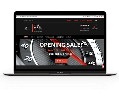 CJ's Auto Parts - Online Advertising