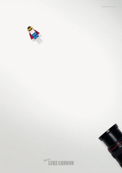 Cannonball Lego man - Advertising