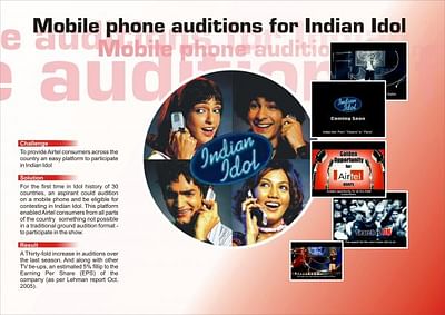 AUDITIONS FOR INDIAN IDOL - Werbung