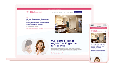 Website Refresh for Hitomi Dental Office - Stratégie digitale