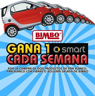 Promoción sorteo: Gana un Smart cada semana - Diseño Gráfico