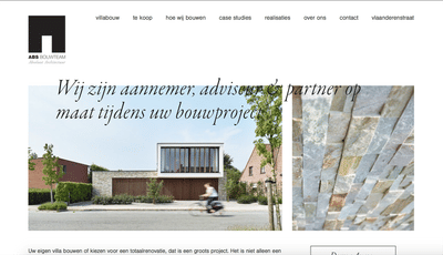 Website for a construction company - Création de site internet