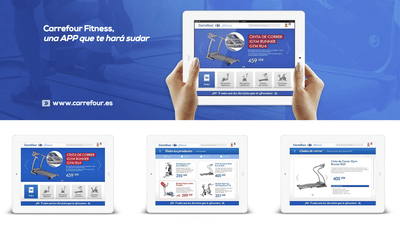 Carrefour Fitness - APP Nativa para Tablets - Application mobile