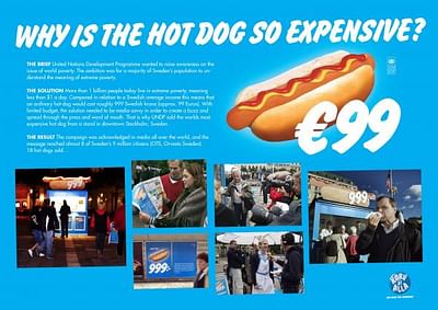 WHY IS THE HOT DOG SO EXPENSIVE? (United Nations Development Programme) - Werbung