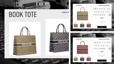 Dior mobile app development - Application mobile