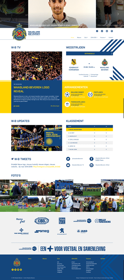 website & rebranding - Website Creatie