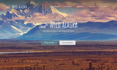 Webdesign for travel agency - Website Creatie