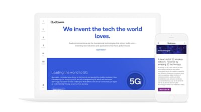 Qualcomm - Création de site internet