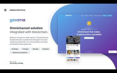 Omnichannel solution integrated with blockchain - Branding & Positionering