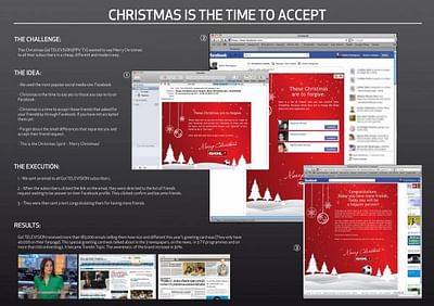 CHRISTMAS IS TO FORGIVE - Publicidad