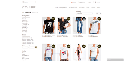 Women's fashion - E-commerce