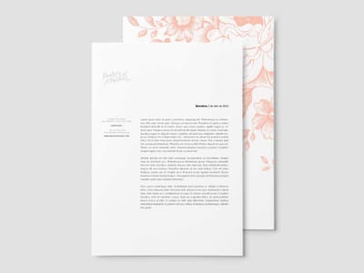 Corporate Design & Website for Beatriz Natmar - Diseño Gráfico