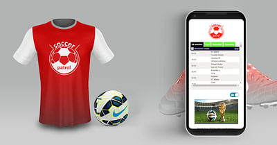 Branding and Webdesign for Soccerpatrol - Branding y posicionamiento de marca