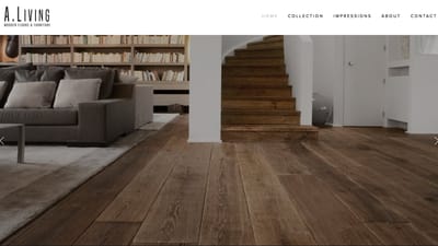 Website voor vloer fabrikant - Website Creatie