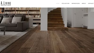 Website voor vloer fabrikant - Création de site internet