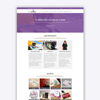 Imprenta Entreparentesis - Creación de Sitios Web