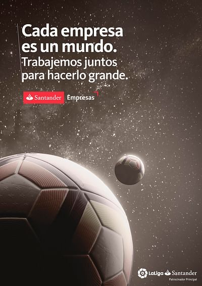 Santander Empresas - Publicité