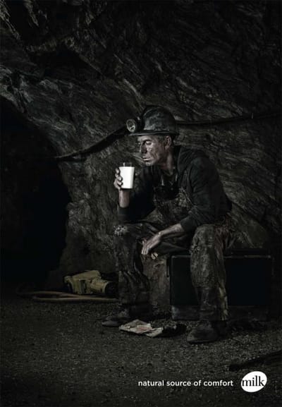 Mine - Publicité