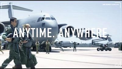 ANYTIME. ANYWHERE. - Publicité