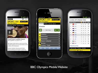 BBC OLYMPICS WEBSITE