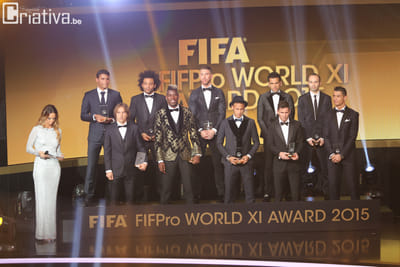Couverture journalistique Ballon d'Or 2015 - Ontwerp