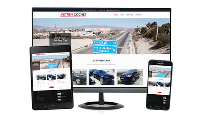 Petren Coches - Web Design & Development - Publicidad Online